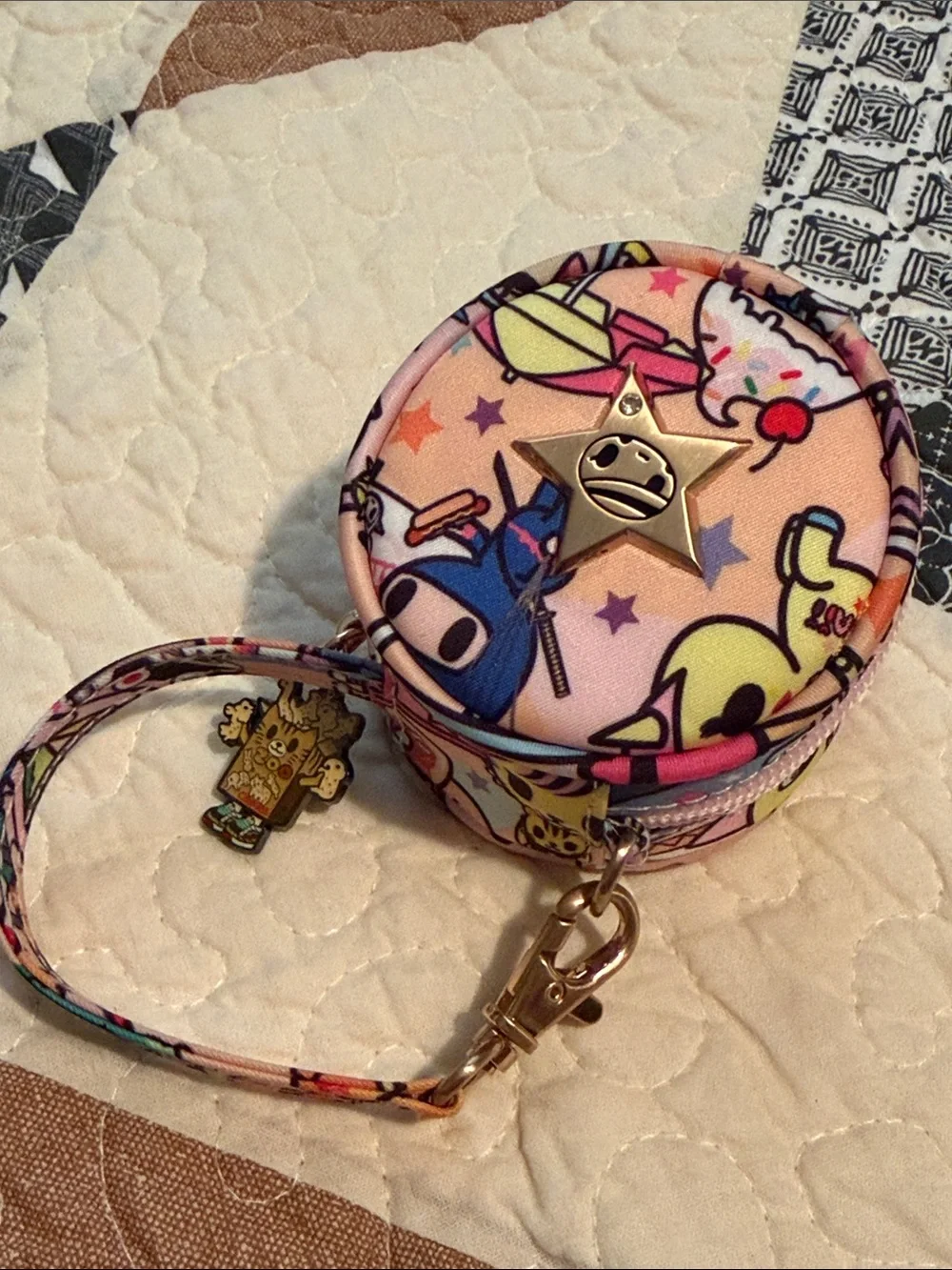 Toki Doki Kawaii Carnival Jujube Paci Pod with Wrist Strap